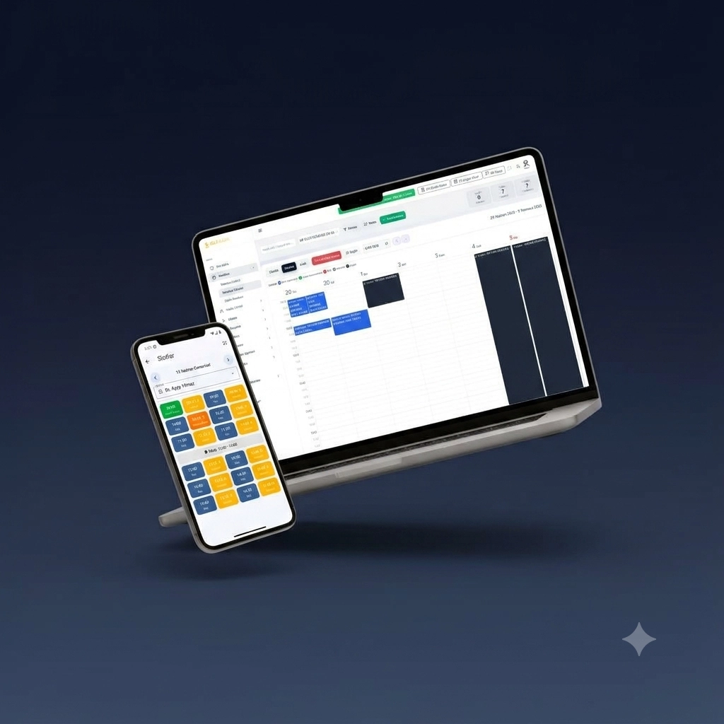 Self Klinik web, tablet ve mobil görünüm